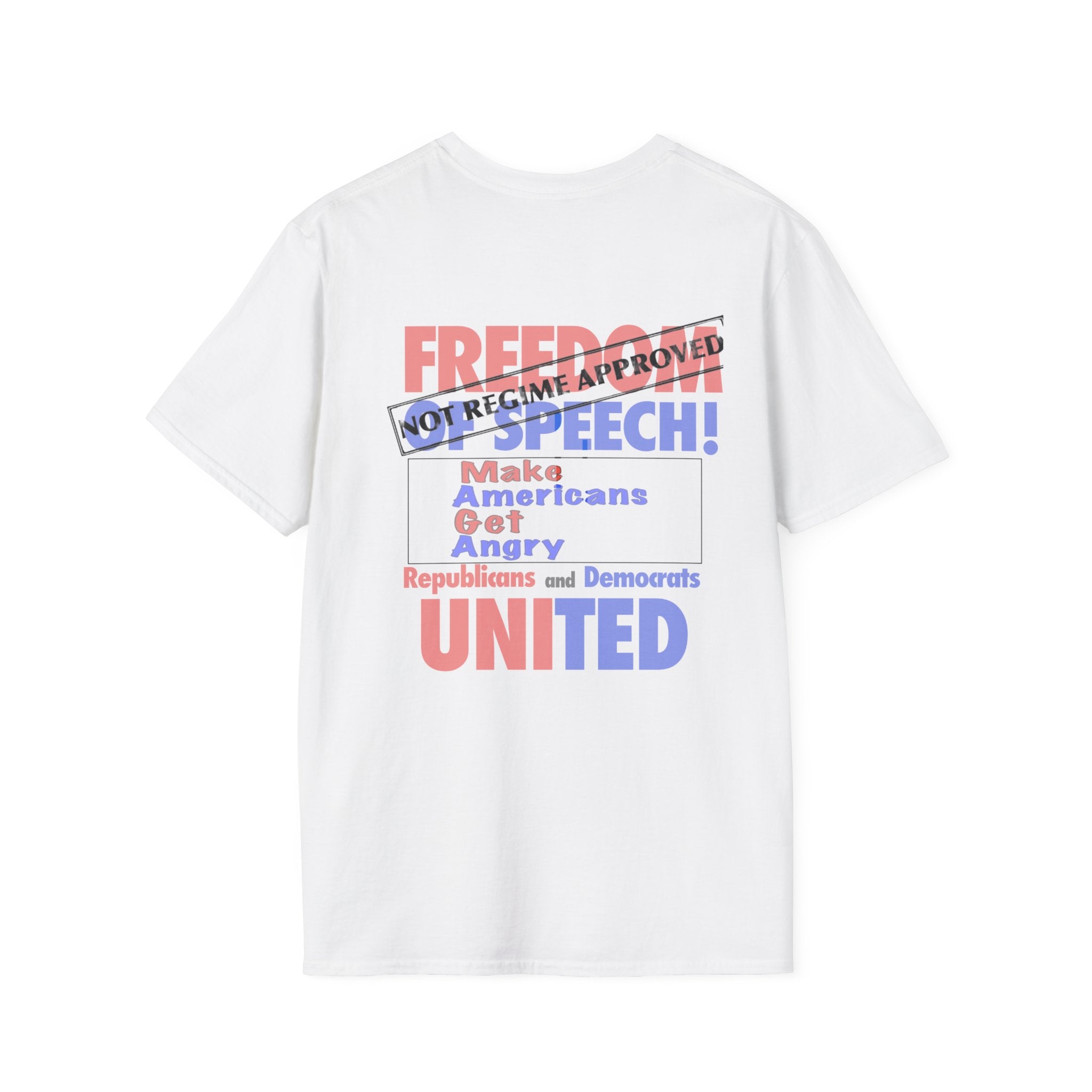 Make America Great Again T-Shirt — Small Chest Logo Patriotic Tee