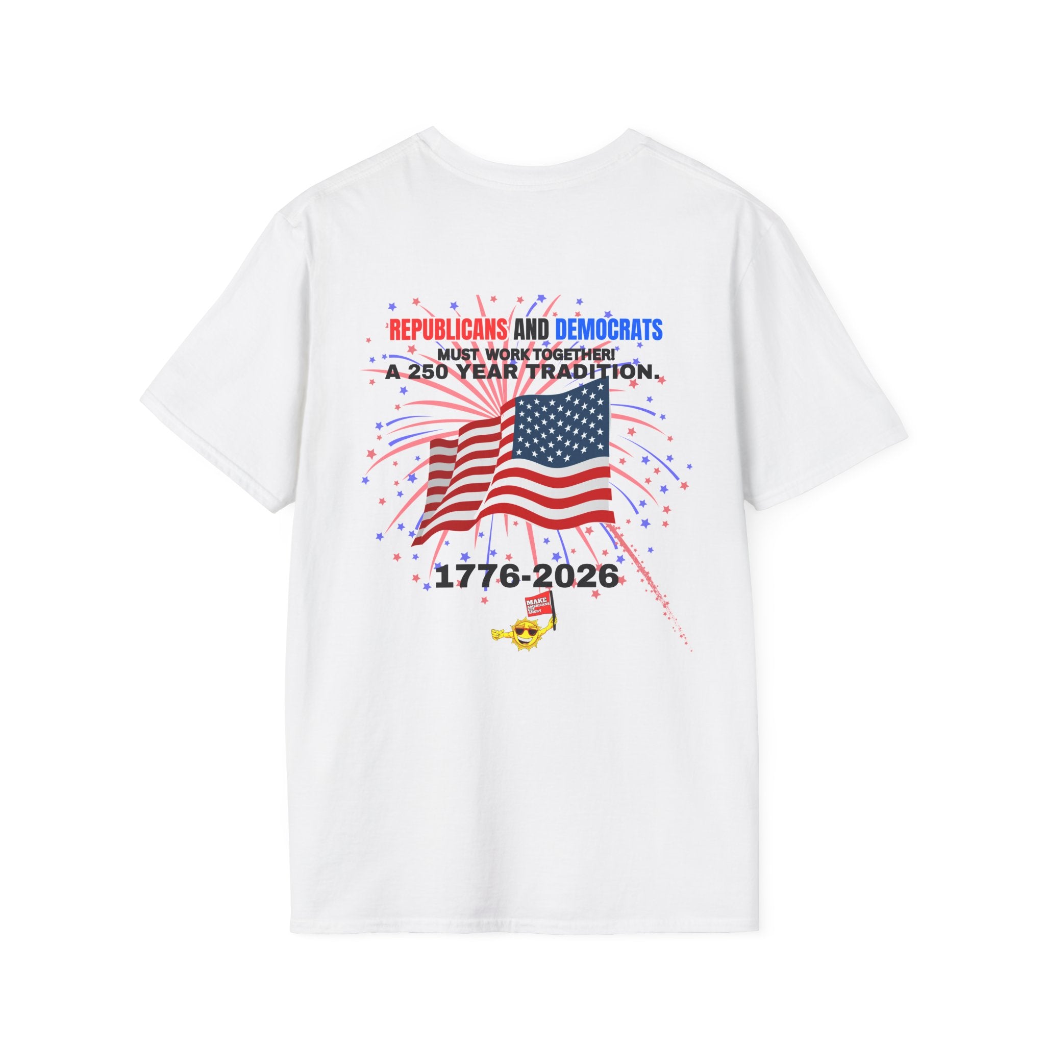 Make America Great Again T-Shirt — Small Chest Logo Patriotic Tee