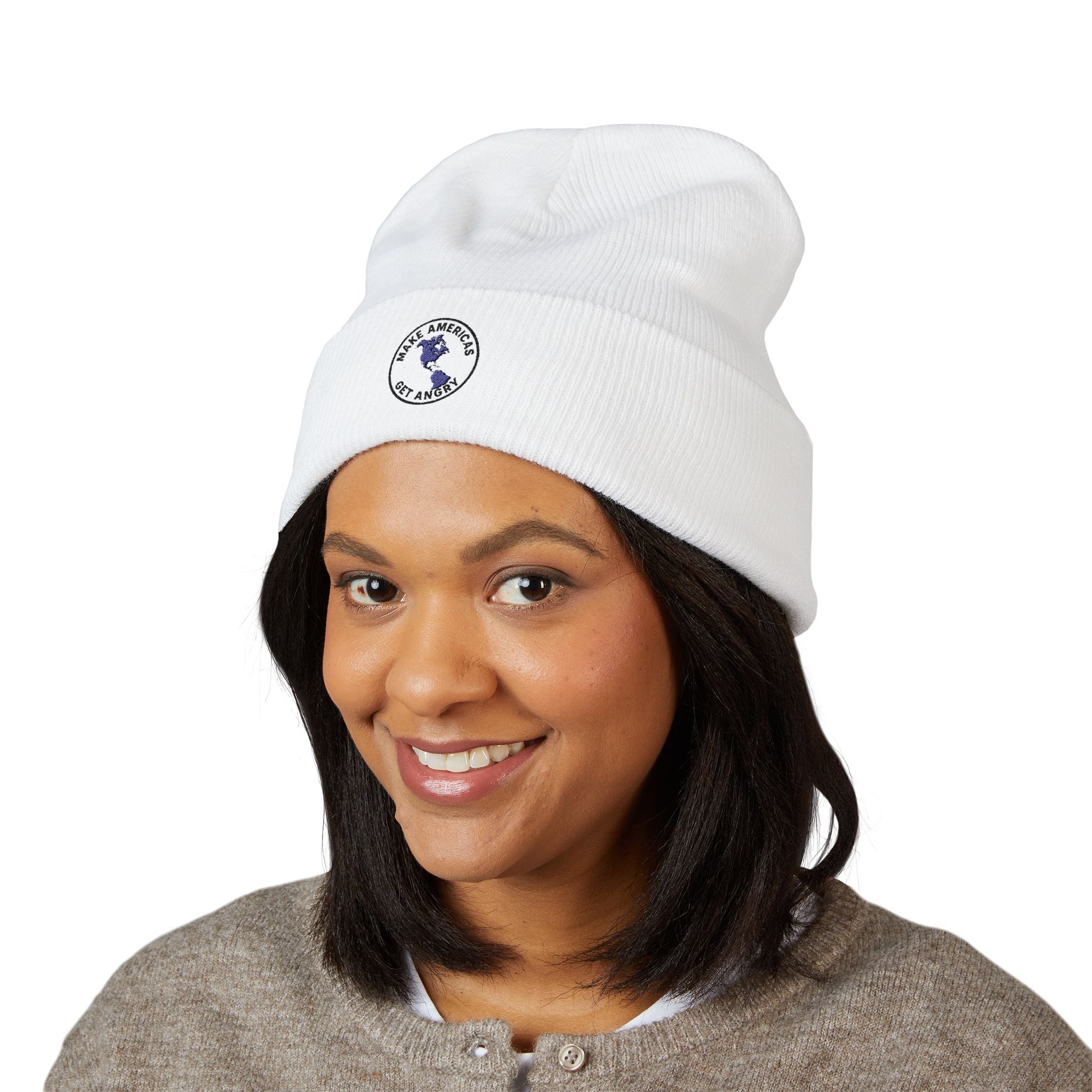 Classic Embroidered Cuffed Beanie - Stylish Winter Accessory for Outdoors, Perfect Gift for Him/Her, Personalized Beanie, Cozy Fashion